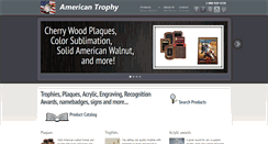 Desktop Screenshot of americantrophy.net